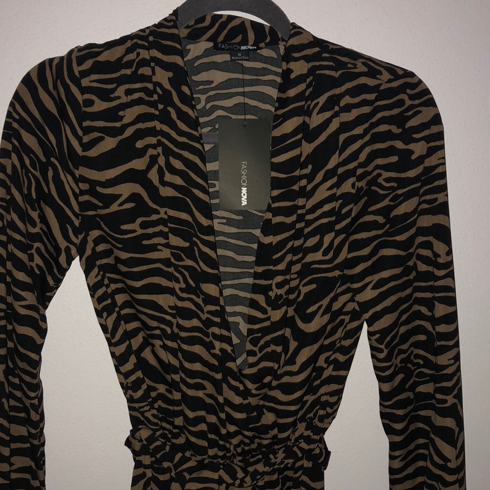 Fashionova animal print jumpsuit
